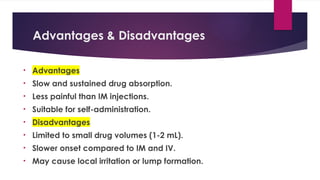 Parenteral Routes of Drug Administration: IM, IV, ID, and SC Injections ...