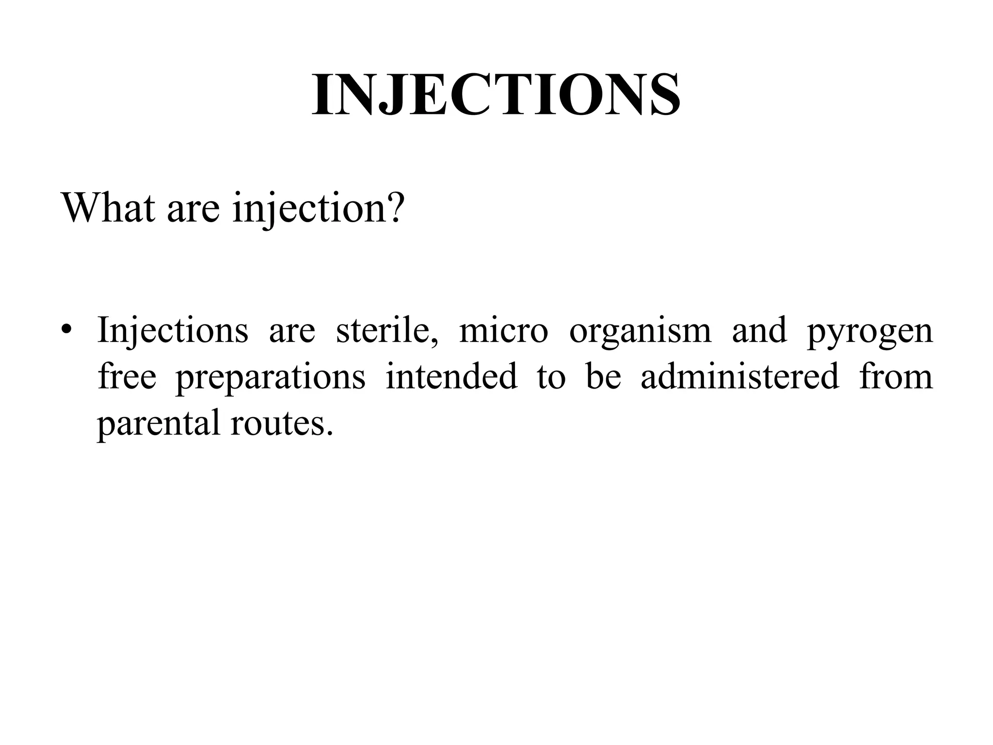 PARENTERAL ROUTES OF DRUG ADMINISTRATION | PPTX