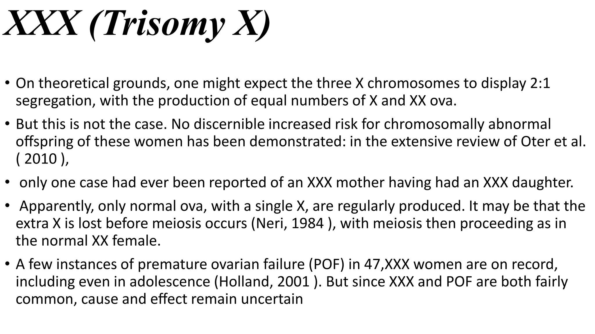 Parental sex chromosome Aneuploidy | PPTX