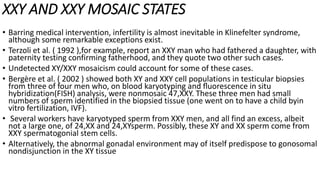 Parental sex chromosome Aneuploidy | PPTX