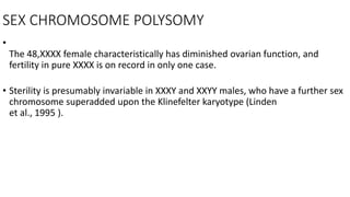 Parental sex chromosome Aneuploidy | PPTX