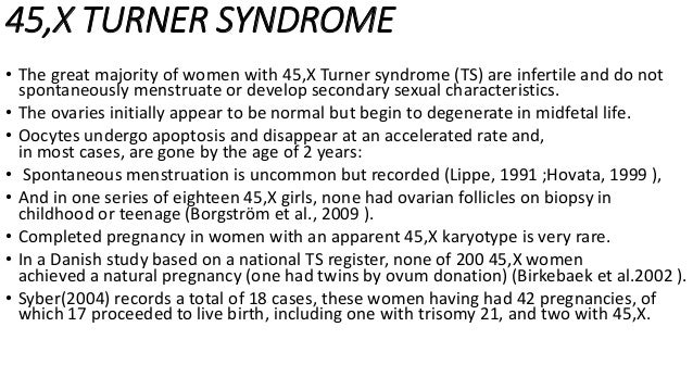 Parental sex chromosome Aneuploidy