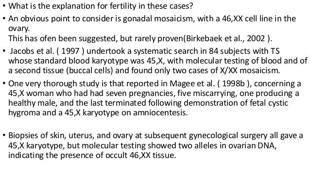 Parental sex chromosome Aneuploidy