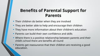 Parental Support.pptx training for paremts | PPTX