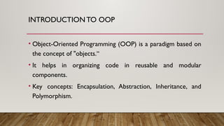 Parent and Child Classes in Object Oriented Programming.pptx