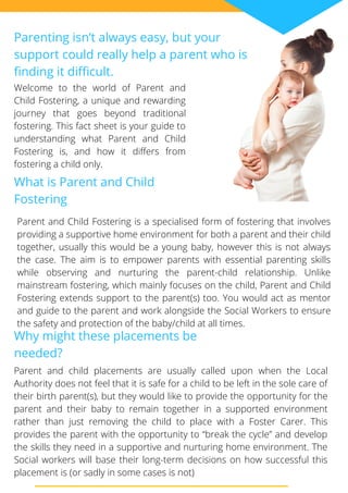 Foster Examples Parent and child fostering guide.pdf