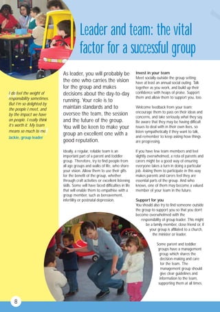 Parent and Toddler Good Practice Guide - MU | PDF