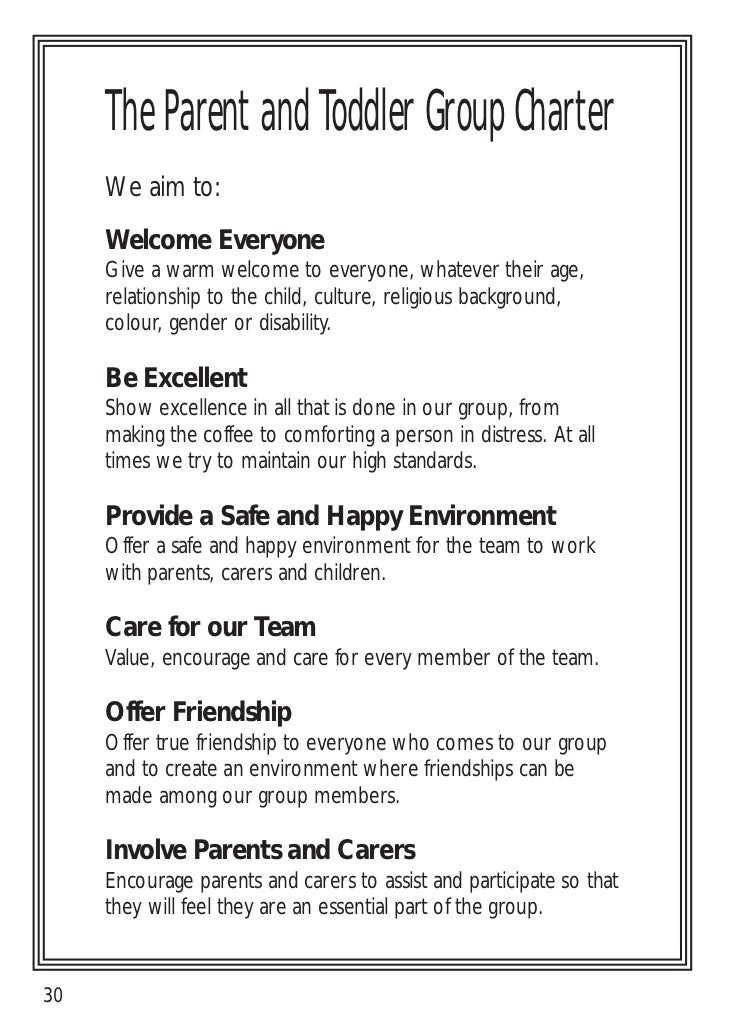 Parent and Toddler Good Practice Guide MU