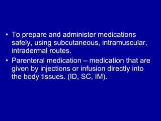 Parenteral Administration Chat