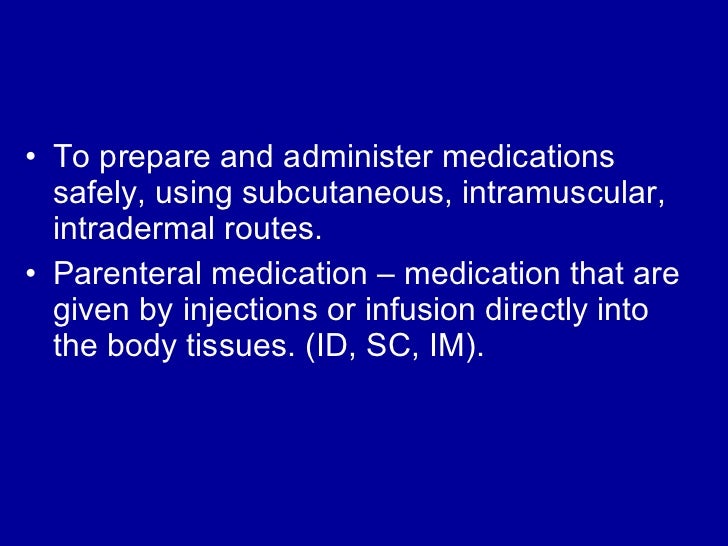 Parenteral Administration Chat Parenteral Administration Chat