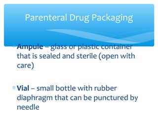 Parenteral Administration | PPT