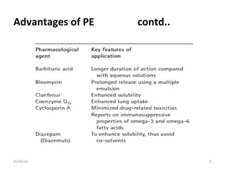 Advantages of PE contd..
01/03/16 6
 