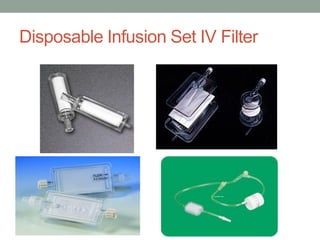 Disposable Infusion Set IV Filter
 