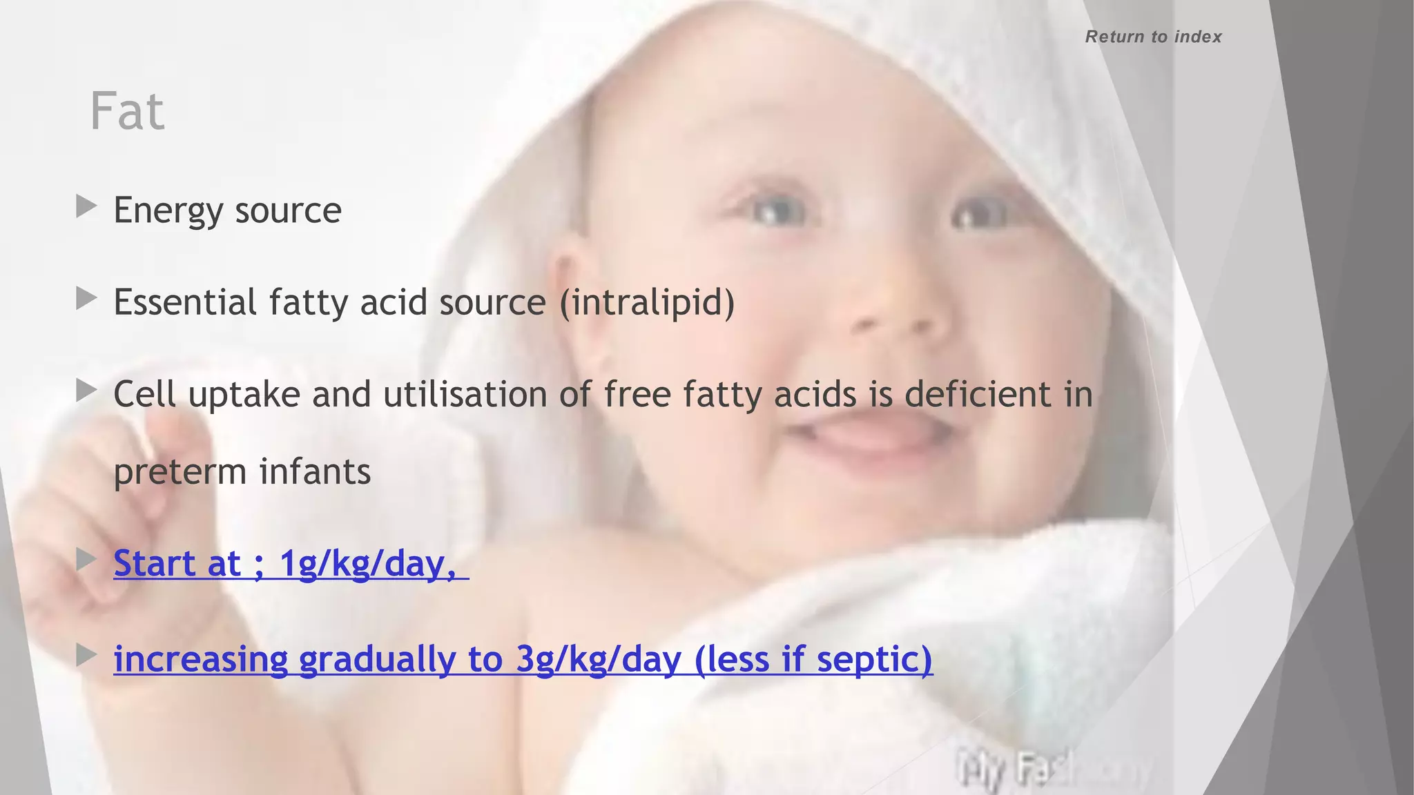 Parenteral nutrition in neonat | PPT