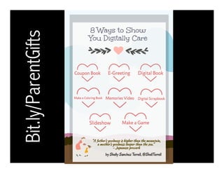 Slideshow
Bit.ly/ParentGifts
 