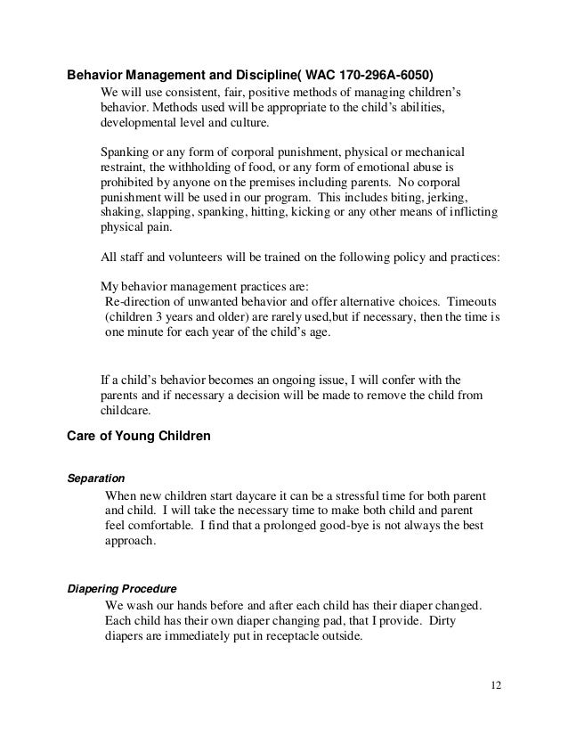 Parent Handbook 2012