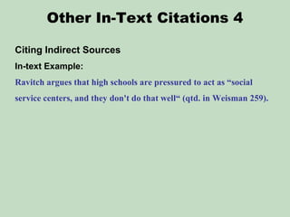 Parenthetical Citations | PPT