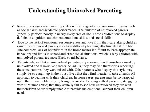 Parenting styles essay