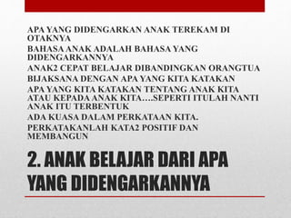 Menjadi Orang Tua yang Bijaksana | PPTX