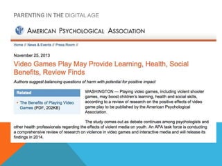 Parenting in the Digital Age | PPTX