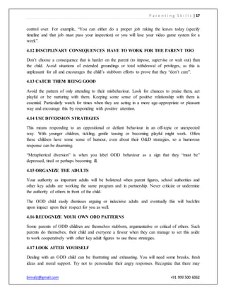 Parenting skills | DOCX
