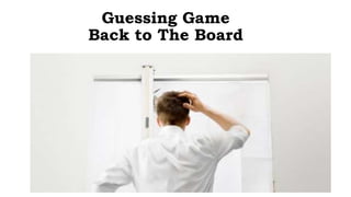 Guessing Game
Back to The Board
 