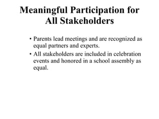 Meaningful Participation for All   Stakeholders ,[object Object],[object Object]