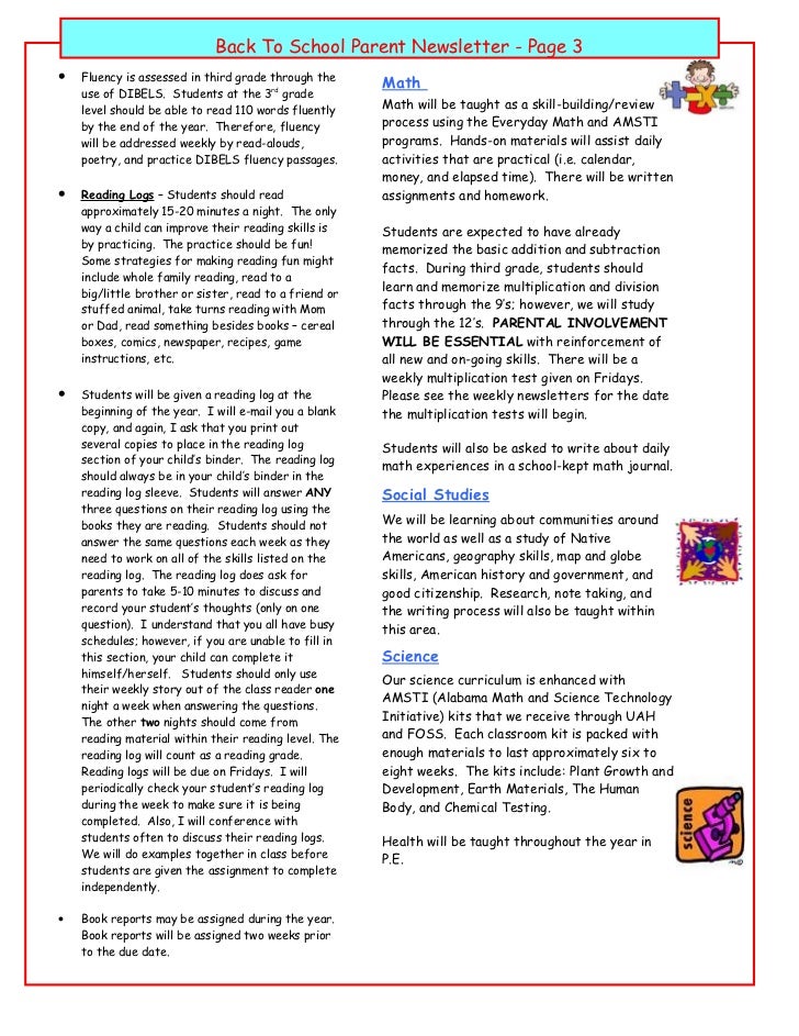 Parent Letter