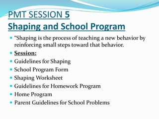 Shaping Programs Parent Managment training/ Parenting.pptx