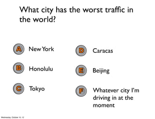 30 + 6 + 50 = License
• Thirty hours classroom instruction	

• Six hours BTW training with certiﬁed
instructor	

• Fifty hours supervised driving with parent
or other licensed adult (21+)
 