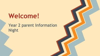 Welcome!
Year 2 parent Information
Night
 