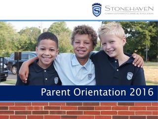 Parent Orientation 2016
 