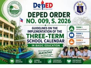 DepEd Order No. 009, s. 2026