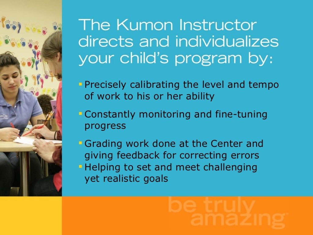 Kumon parent orientation