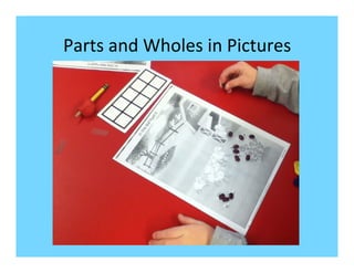 Parts	
  and	
  Wholes	
  in	
  Pictures	
  
 