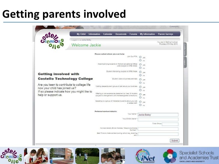 Parent portal a year on