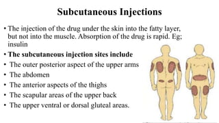 Retroscapular Injection Parentral medications Importants knowledge .ppt