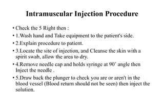 Sprit Injection Parentral medications Importants knowledge .ppt