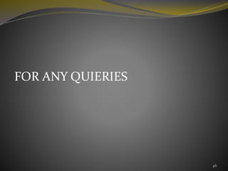 FOR ANY QUIERIES
46
 