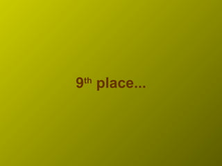 9th
place...