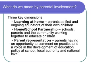 Parents As Partners In Excellence
