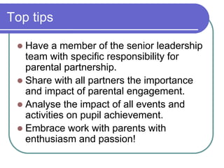 Parents As Partners In Excellence