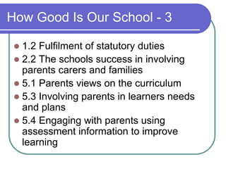 Parents As Partners In Excellence