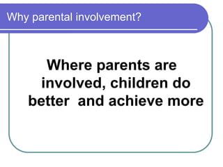 Parents As Partners In Excellence