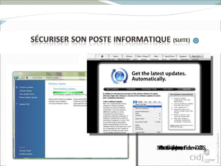 Pare-feu, firewall. Antivirus Antispams Mise à jour de l’OS 