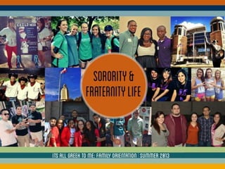 UT Austin Family Orientation: Sorority and Fraternity Life Info Session
