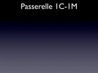 Passerelle 1C-1M
 