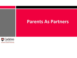 Parents As Partners 