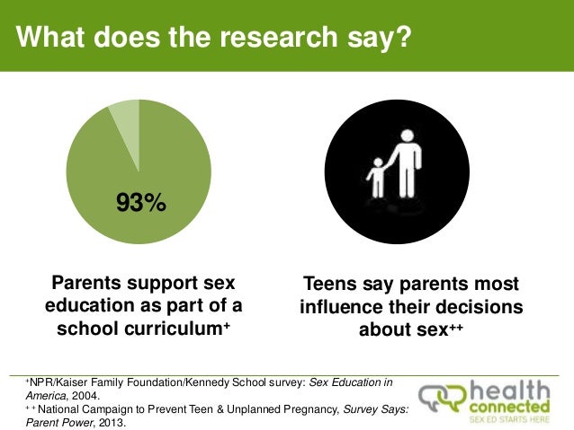 sex ed supporters and non supporters sex ed supporters and non supporters