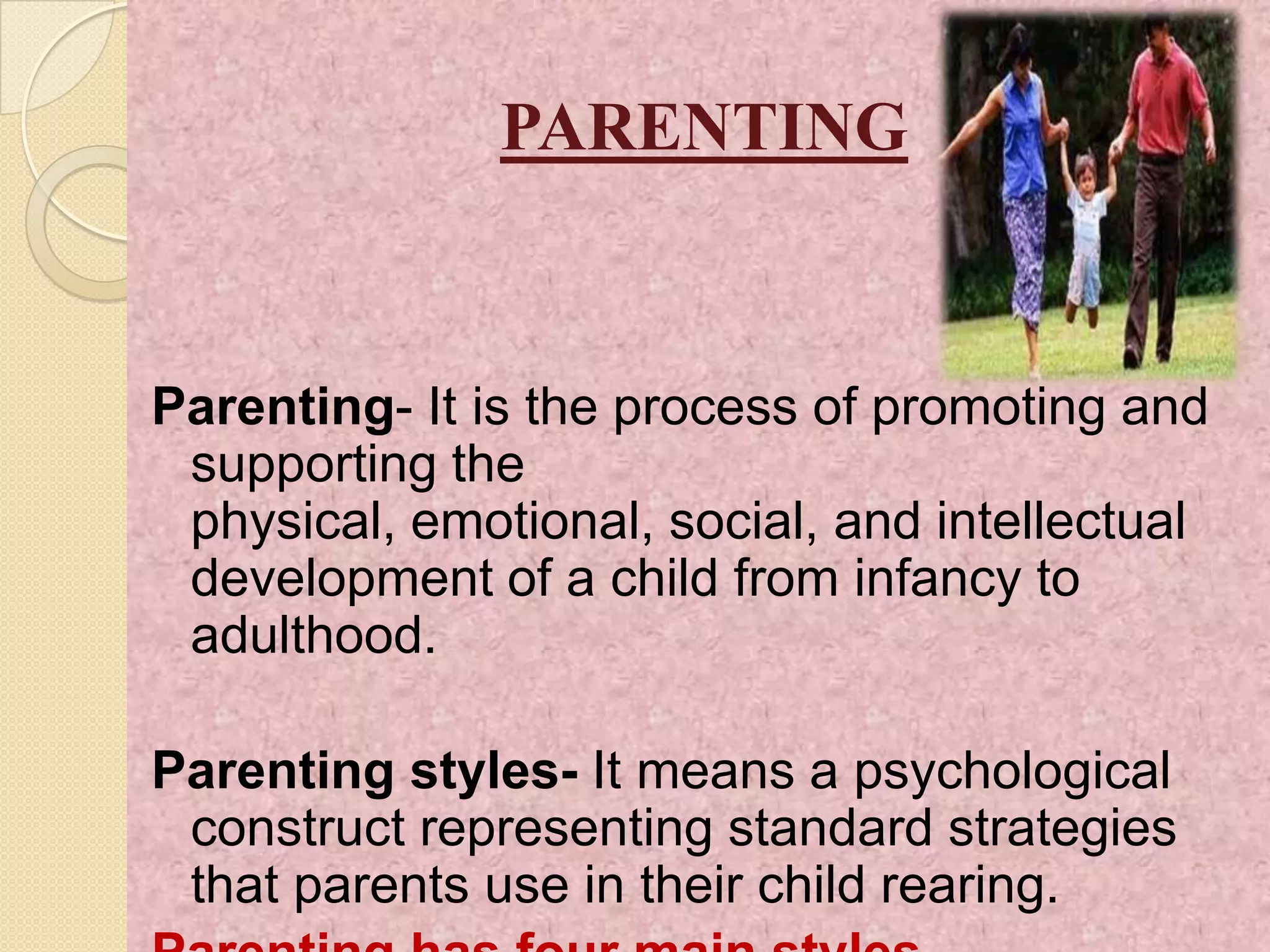 Parents child relationship | PPTX